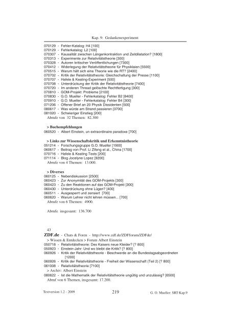 Das Gedankenexperiment - Wissenschaft und moralische ...