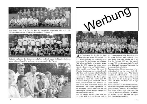 Sportecho Ausgabe 3/2004 Nr. 101 - SV Stikelkamp