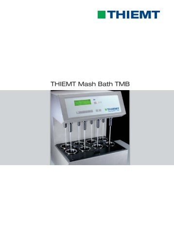 THIEMT Mash Bath TMB - THIEMT GmbH