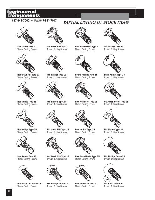 Engineered Components - Anchor Bolt and Screw Company