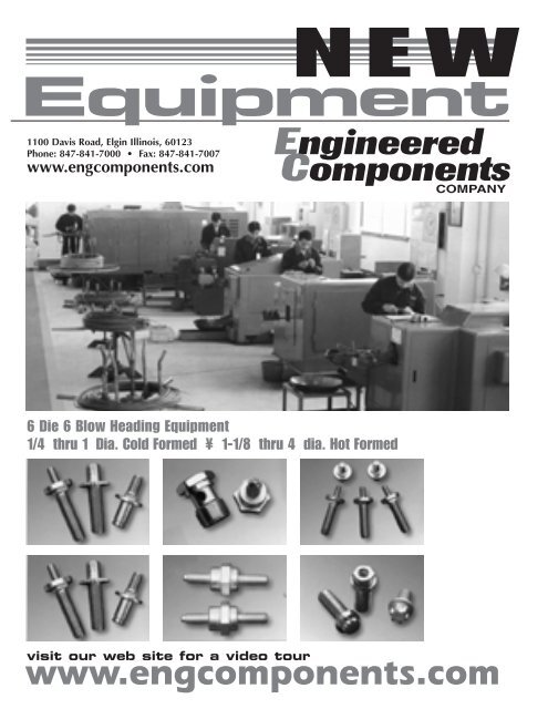 Engineered Components - Anchor Bolt and Screw Company