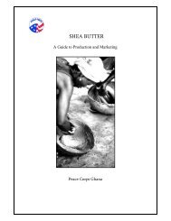 Shea Butter A Guide to Production and Marketing - AGOA Export ...