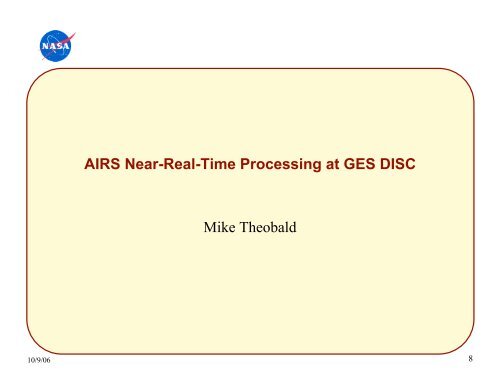 Mike Theobald - AIRS - NASA