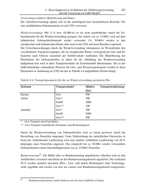 Ökobilanzierung der Altfahrzeugverwertung am Fallbeispiel eines ...