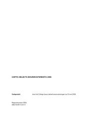 Capita Selecta Bouwkostennota 2005 - Kennisplein Zorg en Bouw