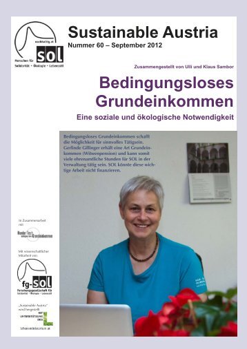 Sustainable Austria Bedingungsloses Grundeinkommen - SOL ...