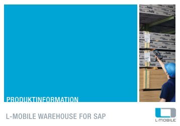 Produktbroschüre zur Lageroptimierung im SAP-Lager mit mobiler
