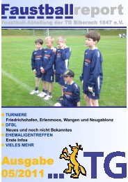 Ausgabe Mai 2011 - Faustball in Biberach