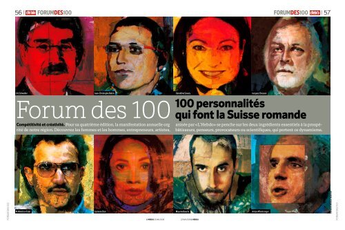 Forum des 100100 personnalités qui font la Suisse romande