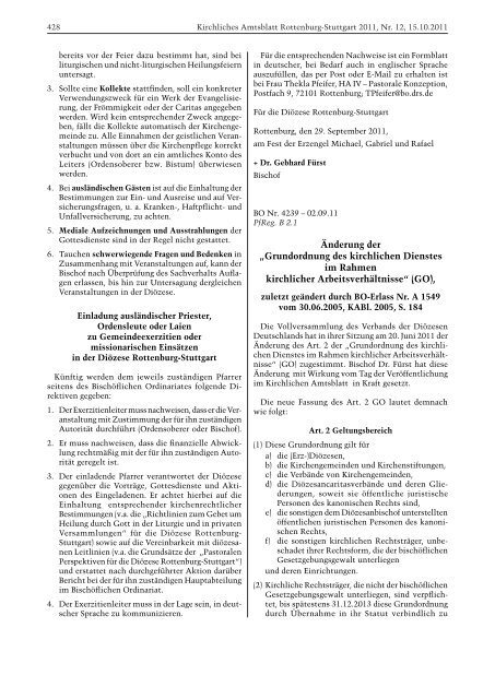 Kirchliches Amtsblatt - DRS Mitarbeiterportal - Diözese Rottenburg ...