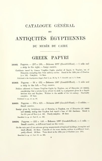 Greek papyri