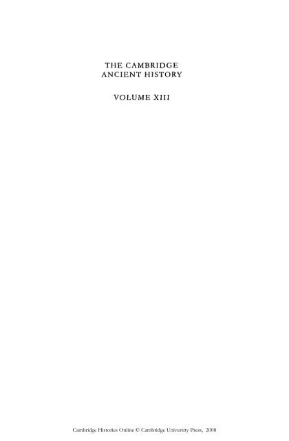 THE CAMBRIDGE ANCIENT HISTORY 14 VOLUME SET IN 19 HARDBACK PARTS visual data 6