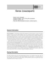 Serax (oxazepam)