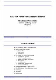 EKV v2.6 Model Structure