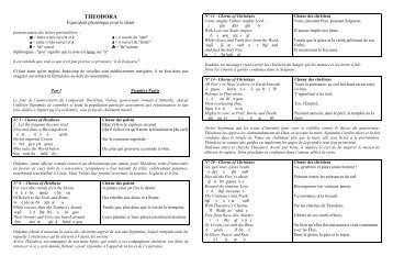 Haendel, Theodora, Traduction, synopsis et phonétique