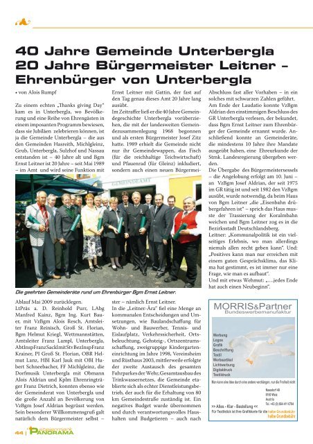 Ausgabe 05/09 - Steiermark Panorama