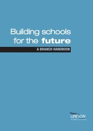 Building schools for the future - Unison