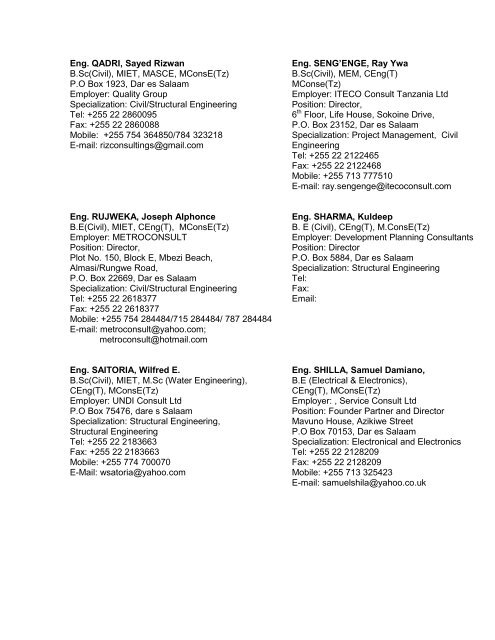 view list of acet individual members