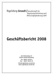 Geschäftsbericht 2008 - Vogelsberg Consult