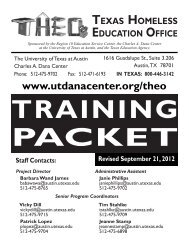 The complete THEO training packet - The Charles A. Dana Center