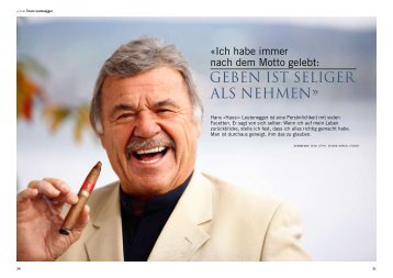 Hans Leutenegger, wo soll ich anfangen? Wer sind Sie