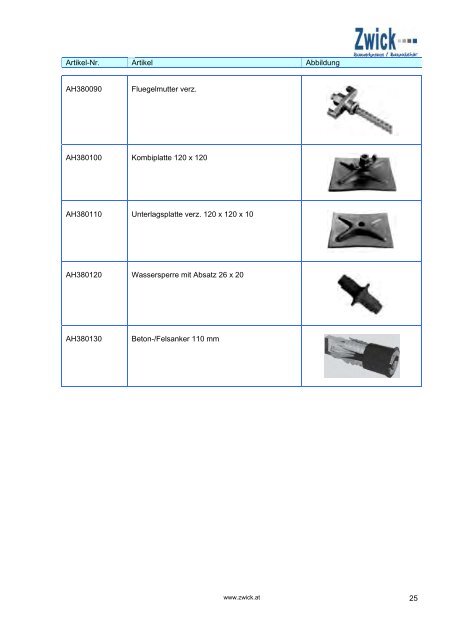 Download Zwick Katalog Bauwerkzeuge . Bauzubehör