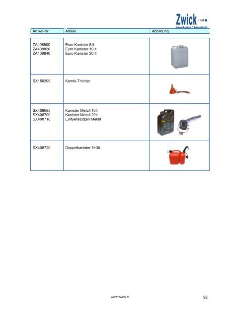 Download Zwick Katalog Bauwerkzeuge . Bauzubehör