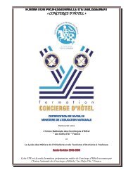 Brochure communication Concierge - Les clefs d'or France