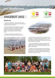 Friesenhof und Caritas Inseloase auf Norderney ANGEBOT 2012