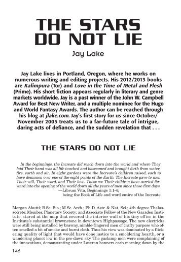 THE STARS DO NOT LIE - Asimov's Science Fiction