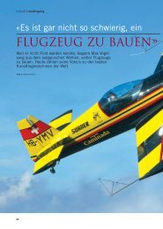 Flugzeug zu bauen» - Heini Lüthy Kommunikation