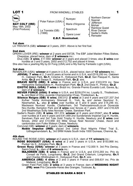 Sale Catalogue - Tattersalls (Ireland)