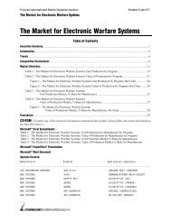 The Market for Electronic Warfare Systems - Forecast International