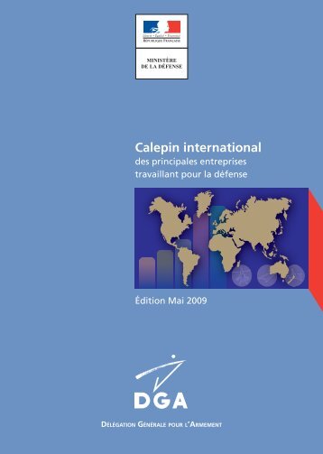 Le calepin international - Ministère de la Défense