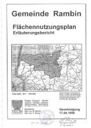 Flächennutzungsplan der Gemeinde Rambin ... - Amt West Rügen