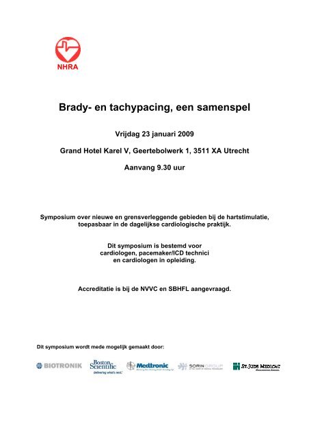 Brady- en tachypacing, een samenspel - NVVC