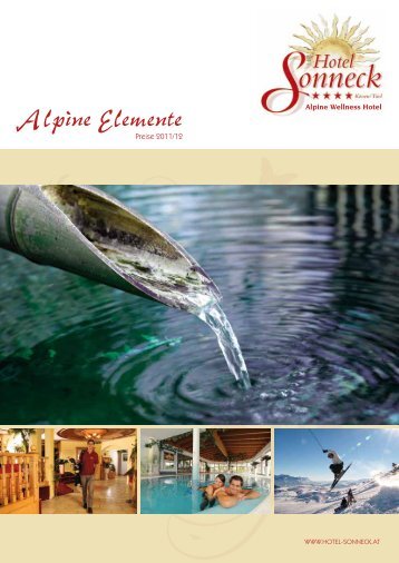 prospekt download - Alpine Wellness Hotel Sonneck