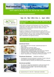 Programm - Alpine Pearls
