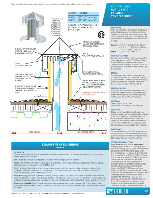 Download Entrie Catalog - Thaler Metal