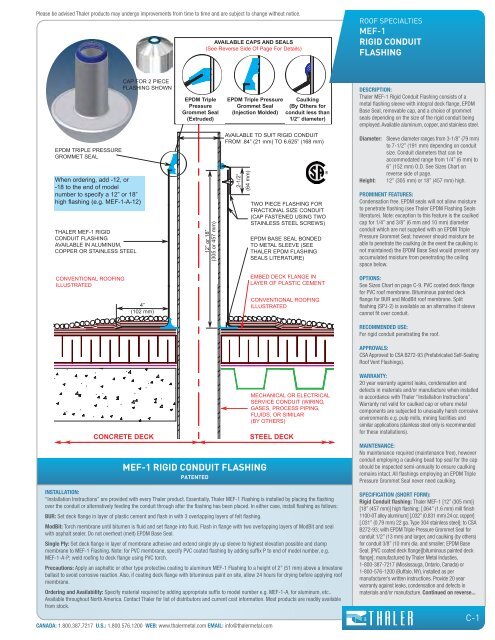 Download Entrie Catalog - Thaler Metal