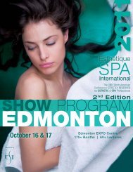 2011 - Esthetique SPA International