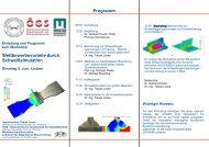 Programm und Einladung - Ingenieurbüro Tobias Loose