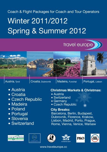 Coach &amp; Flight Packages For Coach And Tour - Travel Europe