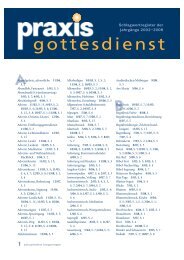 gottesdienst - Deutsches Liturgisches Institut