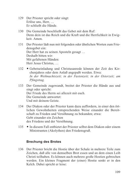 Die Messfeier - Dokumentensammlung. Auswahl ... - Directserver.org