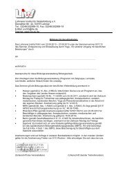 Mitteilung für den Arbeitgeber zum Downloaden im PDF - LIW