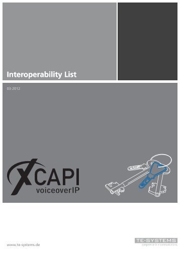 XCAPI Interoperability List 03-2012 - C3000 - Support