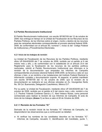 PRI - Instituto Federal Electoral