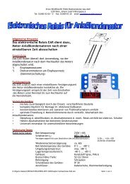 Anlaufrelais elektronisch - Reumüller - TEWA