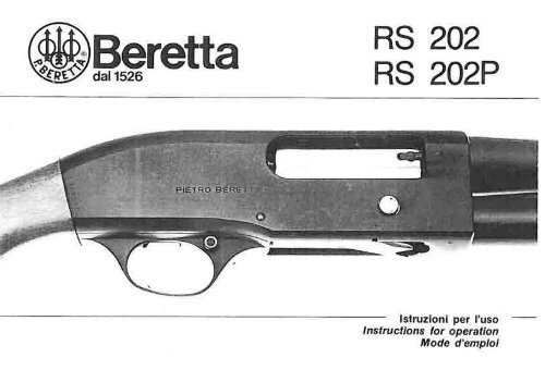 Beretta RS202, RS202P
